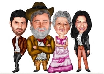 foto em desenho