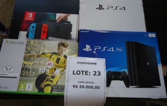 leilão de videogame